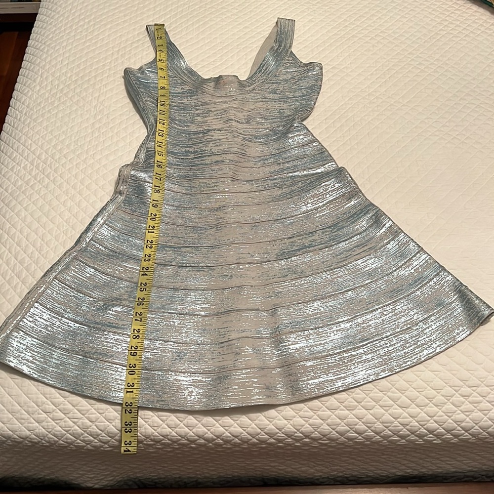 Hervé Léger Bandage A-Line Mini Dress - Picture 7 of 8